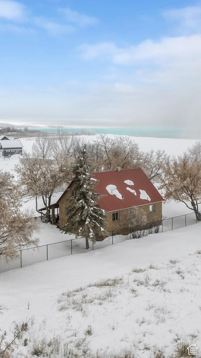 377 E Shore Rd, Saint Charles, ID 83272 - drone / aerial view featuring a view of the beach