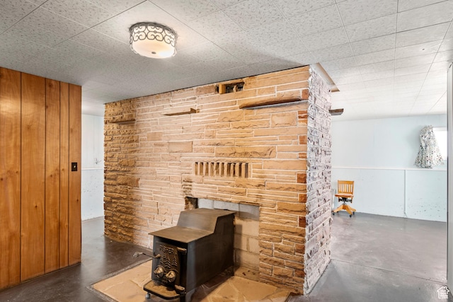 377 E Shore Rd, Saint Charles, ID 83272 - interior details with finished concrete flooring