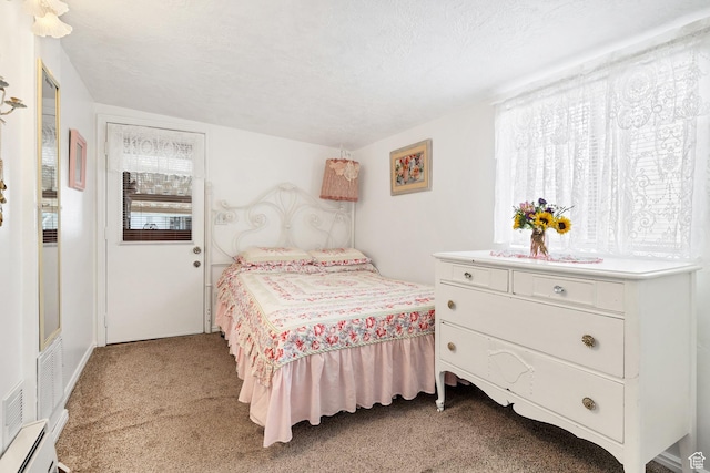 1225 N Dixie Downs Rd Unit 29, St George, UT 84770 - carpeted bedroom featuring a textured ceiling