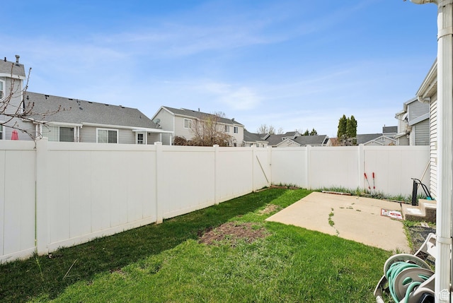 499 N 200 W Unit 8, Bountiful, UT 84010 - view of yard featuring a fenced backyard, a residential view, and a patio area