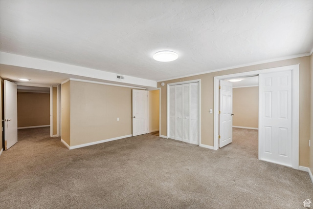 499 N 200 W Unit 8, Bountiful, UT 84010 - interior space with baseboards, carpet, and crown molding