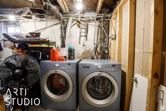 2209 Van Buren Ave, Ogden, UT 84401 - laundry room featuring laundry area and washer and dryer