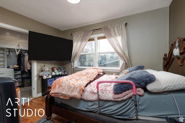 2209 Van Buren Ave, Ogden, UT 84401 - bedroom with a closet and wood finished floors