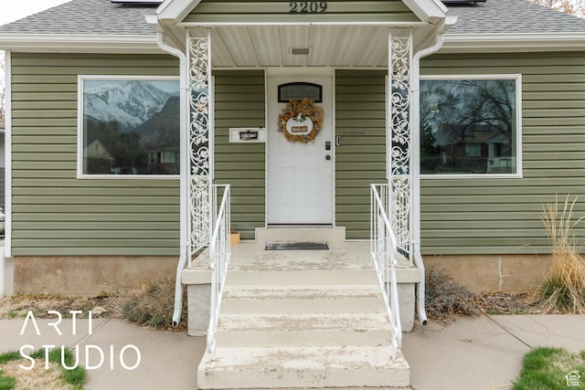 2209 Van Buren Ave, Ogden, UT 84401 - entrance to property featuring roof with shingles