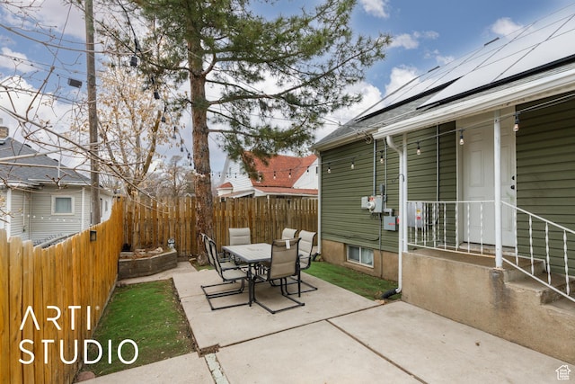 2209 Van Buren Ave, Ogden, UT 84401 - view of patio featuring outdoor dining space and fence private yard