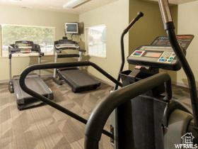 1762 N 460 W Unit 103-10, Logan, UT 84341 - exercise area featuring baseboards