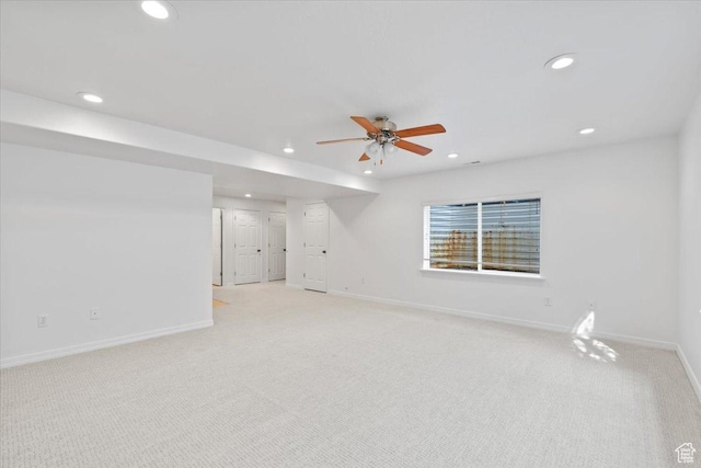 9587 N 4500 W, Cedar Hills, UT 84062 - unfurnished room featuring baseboards, ceiling fan, and recessed lighting
