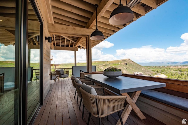 7457 E Stardust Ct Unit 311B, Heber City, UT 84032 - view of wooden deck