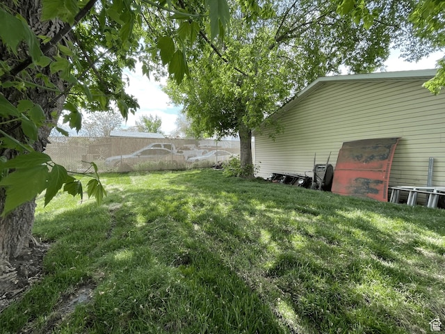 2683 S Melville Dr, Magna, UT 84044 - view of yard featuring central AC unit and fence