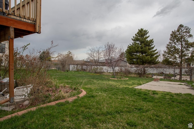 6100 W 3725 S, West Valley City, UT 84128 - view of yard featuring fence and a patio area