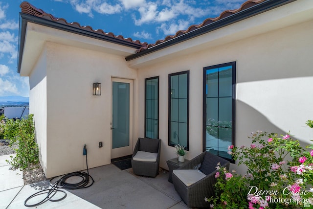 3169 S Pecos Dr, Washington, UT 84780 - view of patio with a mountain view