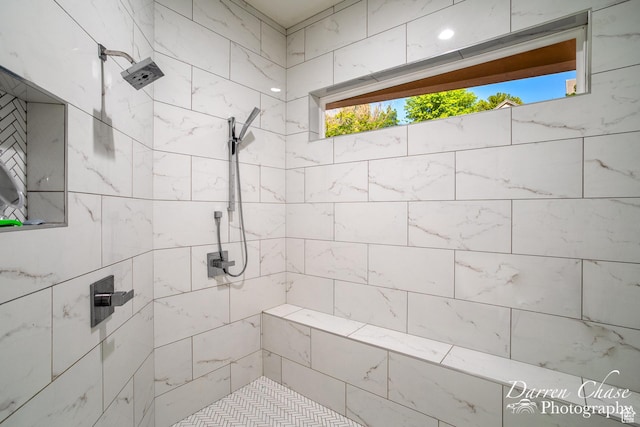 3169 S Pecos Dr, Washington, UT 84780 - full bathroom featuring tiled shower