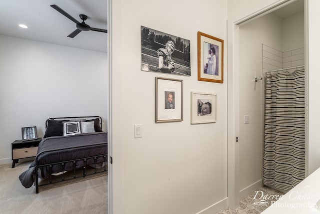 3169 S Pecos Dr, Washington, UT 84780 - carpeted bedroom featuring baseboards and recessed lighting