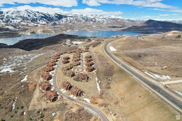 1713 E Viewside Cir, Hideout, UT 84036 - aerial view with a water and mountain view