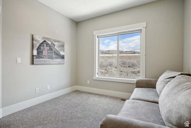 1713 E Viewside Cir, Hideout, UT 84036 - sitting room with carpet flooring and baseboards