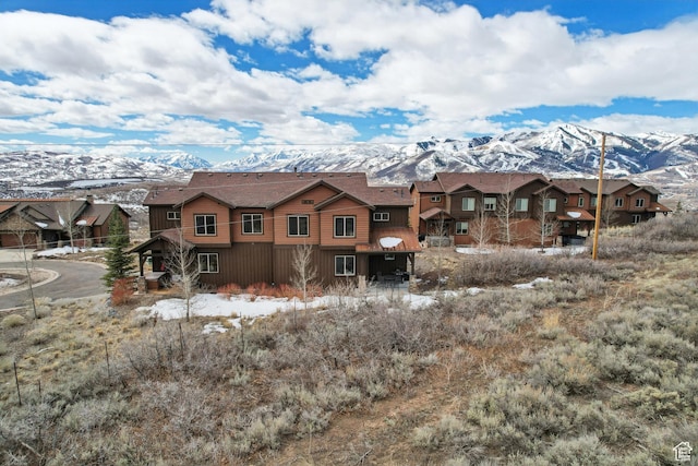 1713 E Viewside Cir, Hideout, UT 84036 - snow covered property featuring a mountain view