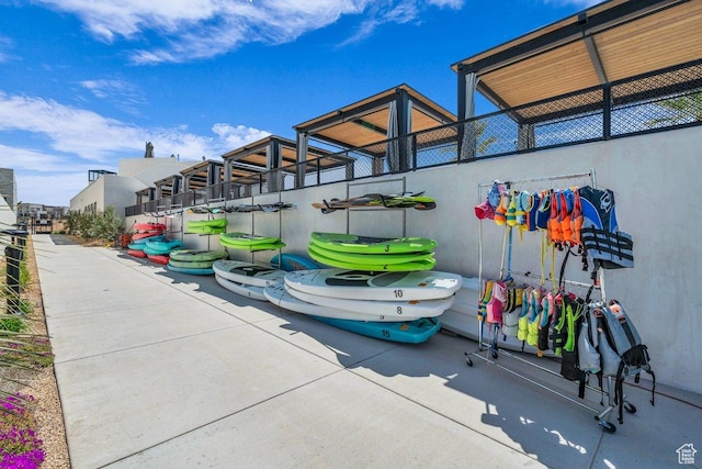 view of car parking