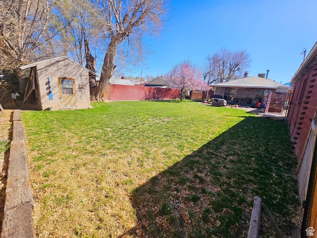 3824 S 500 E, South Salt Lake, UT 84106 - view of yard with a fenced backyard