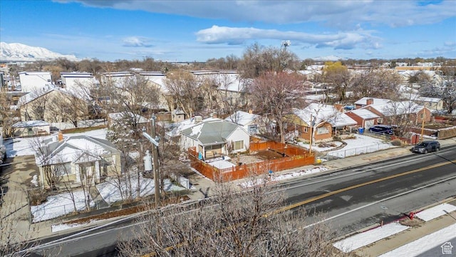 3824 S 500 E, South Salt Lake, UT 84106 - snowy aerial view with a residential view