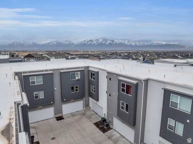exterior space with a mountain view
