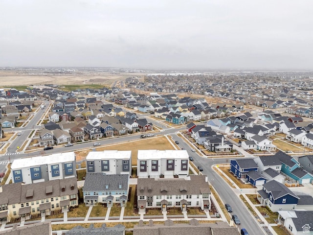 drone / aerial view featuring a residential view
