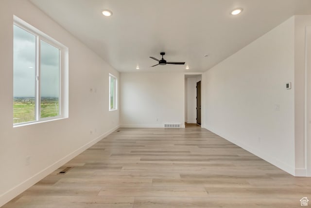 1344 N 1525 E Unit 73, Payson, UT 84651 - spare room featuring baseboards, visible vents, recessed lighting, and ceiling fan