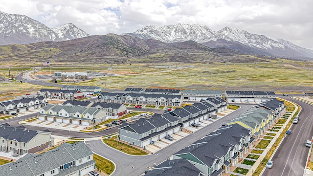 1410 S Divide Dr Unit 144, Santaquin, UT 84655 - birds eye view of property with a residential view and a mountain view