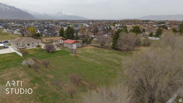 486 W 1200 N, Mapleton, UT 84664 - aerial view with a mountain view and a residential view