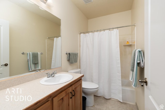 486 W 1200 N, Mapleton, UT 84664 - full bath featuring shower / bath combination with curtain, toilet, vanity, and visible vents