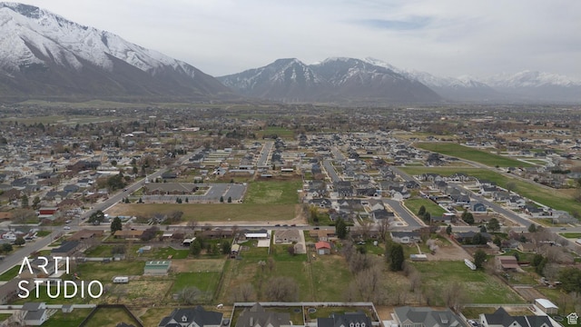 486 W 1200 N, Mapleton, UT 84664 - bird's eye view with a residential view and a mountain view