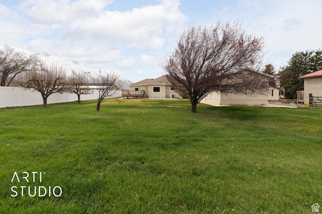 486 W 1200 N, Mapleton, UT 84664 - view of yard with fence
