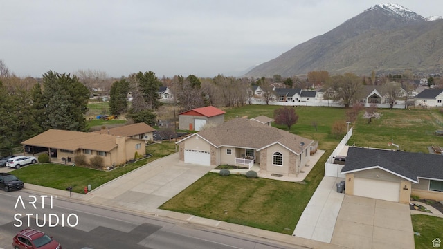 486 W 1200 N, Mapleton, UT 84664 - aerial view with a mountain view and a residential view