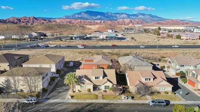 6212 W 100 S, Hurricane, UT 84737 - bird's eye view with a residential view and a mountain view