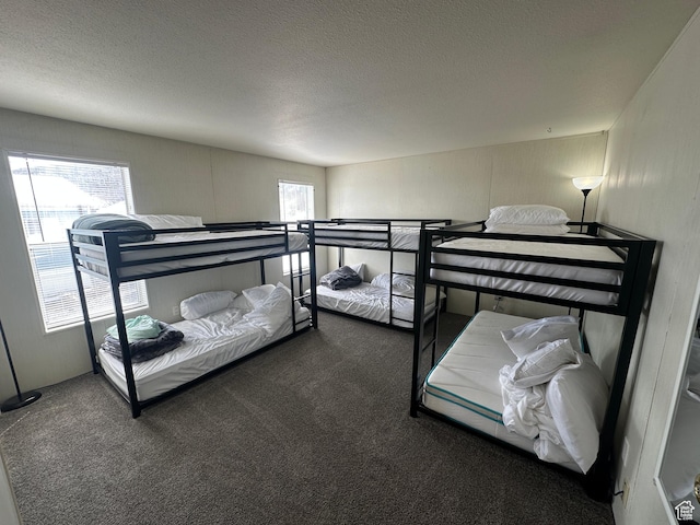 3068 S Monarch Cir Unit 343, Garden City, UT 84028 - bedroom featuring carpet and a textured ceiling