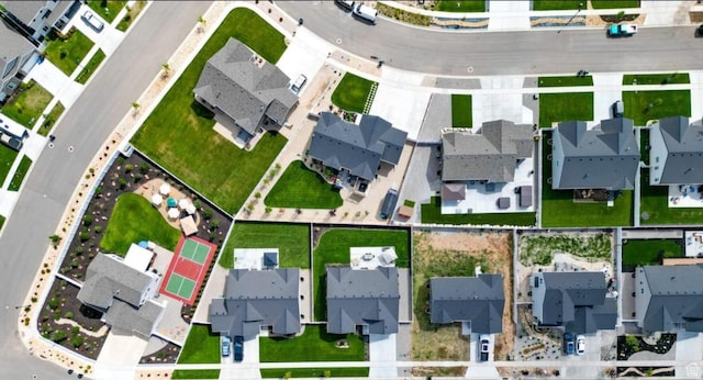 birds eye view of property featuring a residential view