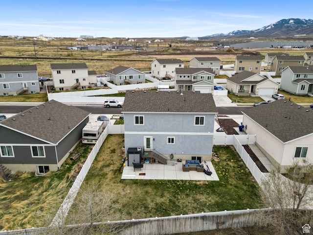 7756 W Bellfield Rd, Magna, UT 84044 - aerial view featuring a mountain view and a residential view