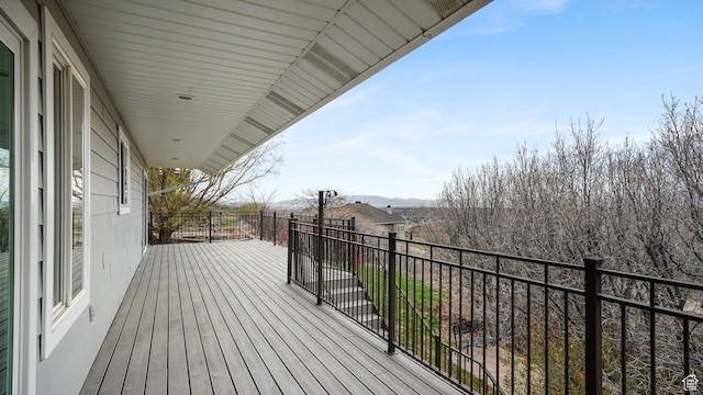 2484 Oakridge Dr, Spanish Fork, UT 84660 - view of wooden deck