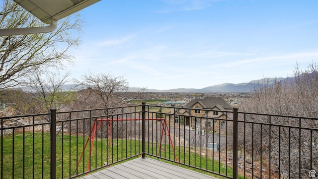 2484 Oakridge Dr, Spanish Fork, UT 84660 - balcony with a mountain view