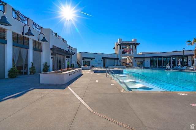 5399 S Cerulean Ln Unit 95, St George, UT 84790 - pool featuring a patio