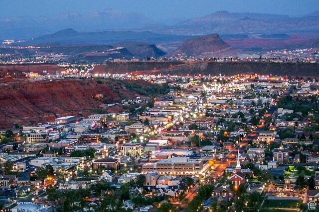 5399 S Cerulean Ln Unit 95, St George, UT 84790 - birds eye view of property with a mountain view