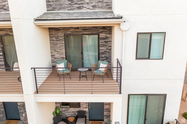 5399 S Cerulean Ln Unit 95, St George, UT 84790 - entrance to property with stucco siding and stone siding