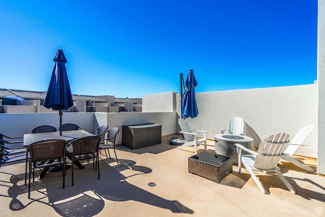 5399 S Cerulean Ln Unit 95, St George, UT 84790 - view of patio with outdoor dining area
