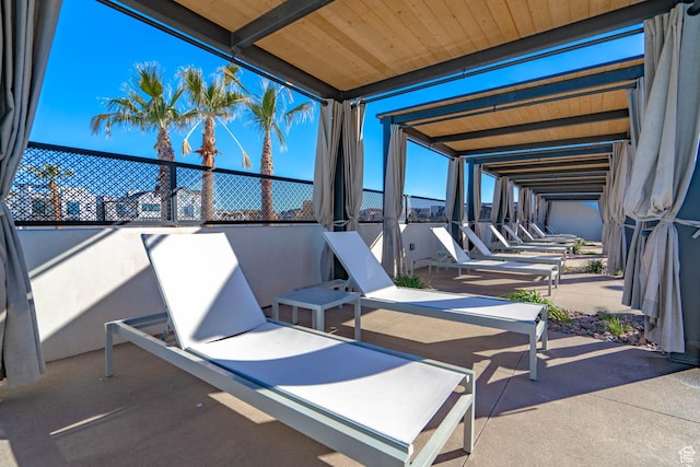 5399 S Cerulean Ln Unit 95, St George, UT 84790 - view of patio / terrace with a balcony