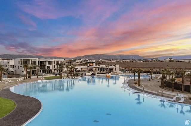 5399 S Cerulean Ln Unit 95, St George, UT 84790 - pool featuring a mountain view