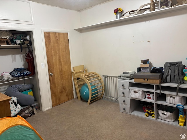 view of storage room