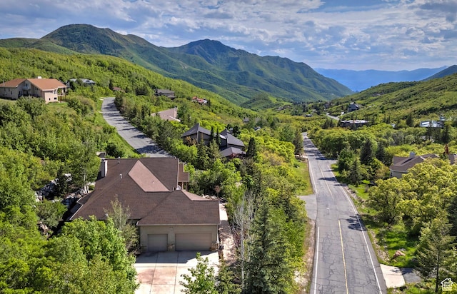 5888 E Pioneer Fork Rd N, Salt Lake City, UT 84108 - drone / aerial view with a mountain view