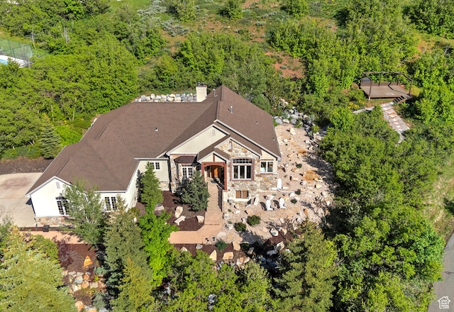 5888 E Pioneer Fork Rd N, Salt Lake City, UT 84108 - aerial view