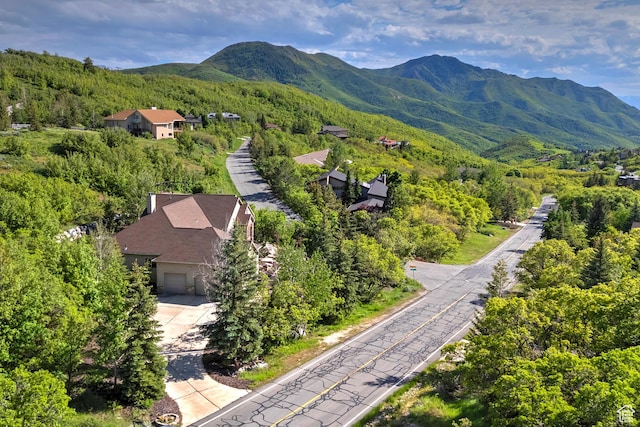 5888 E Pioneer Fork Rd N, Salt Lake City, UT 84108 - drone / aerial view with a mountain view