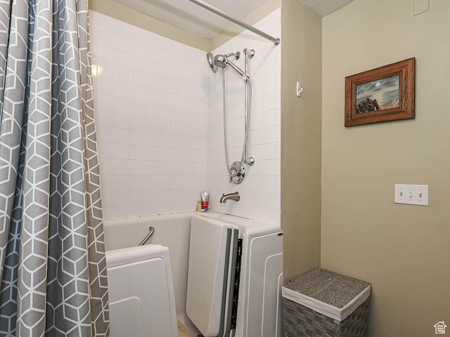 clothes washing area with laundry area