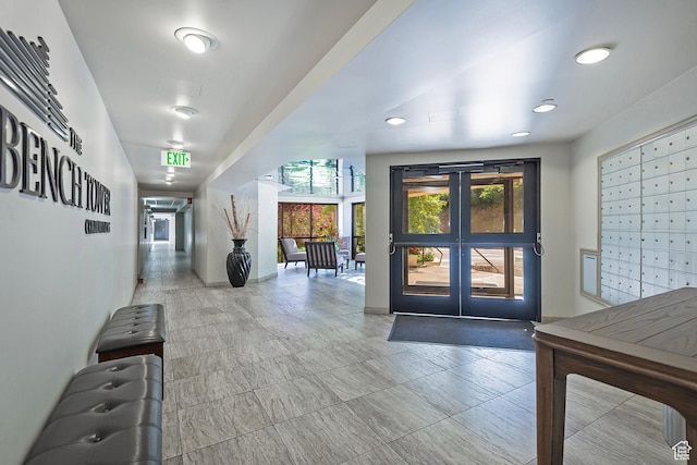 3125 E Kennedy Dr S Unit 605, Salt Lake City, UT 84108 - foyer with baseboards and french doors